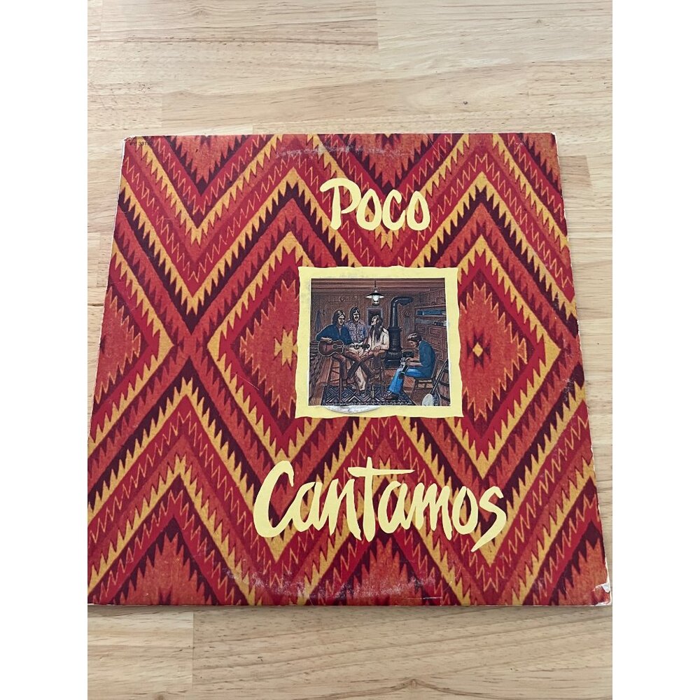 Poco "Cantamos" 12" Vinyl Record Album Epic 1974 Vintage AL 33192